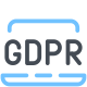 gdpr laptop icon