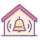 secured by-alarm-system icon