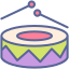 external drum-claro-christmas-claro-amoghdesign icon