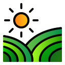 external agriculture-agricultur-creatype-filed-outline-colourcreatype-8 icon