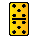 external casino-domino-dot-creatype-filed-outline-colourcreatype-4 icon