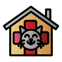 external clinic-veterinary-and-pet-creatype-filed-outline-colourcreatype icon