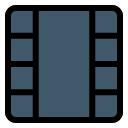 external movie-user-interface-creatype-filed-outline-colourcreatype icon