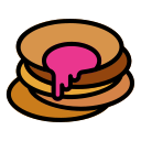 external pancakes-morning-breakfast-filed-outline-creatype-filed-outline-colourcreatype icon