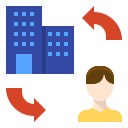 external b2c-business-model-ddara-flat-ddara icon