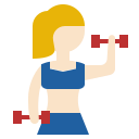 external woman-health-ddara-flat-ddara icon