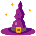 external witch-hat-halloween-dreamcreateicons-flat-dreamcreateicons icon