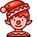 external elf-christmas-dreamcreateicons-outline-color-dreamcreateicons-2 icon