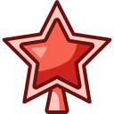 external star-christmas-dreamcreateicons-outline-color-dreamcreateicons-2 icon