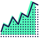 external chart-finances-and-shopping-dreamstale-green-shadow-dreamstale icon