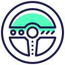 external steering-wheel-entertainment-dreamstale-green-shadow-dreamstale icon