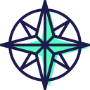 external wind-rose-sport-activities-dreamstale-green-shadow-dreamstale icon