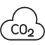 external co2-ecology-dreamstale-lineal-dreamstale icon