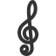 external treble-clef-music-dreamstale-lineal-dreamstale icon