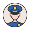 external Policeman-avatars-edtim-lineal-color-edtim icon