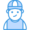 external boy-avatar-fauzidea-blue-fauzidea icon