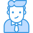 external business-man-avatar-fauzidea-blue-fauzidea-2 icon