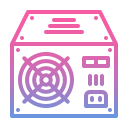 external Power-Supply-pc-gaming-febrian-hidayat-gradient-febrian-hidayat icon