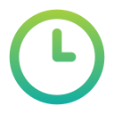 external clock-user-interface-febrian-hidayat-gradient-febrian-hidayat icon