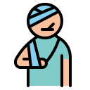 external crutch-insurance-fill-outline-pongsakorn-tan icon