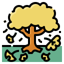 external ginkgo-mid-autumn-fill-outline-pongsakorn-tan icon