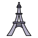 external eifel-landmark-filled-line-filled-line-andi-nur-abdillah icon