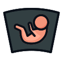 external ultrasound-baby-filled-line-filled-line-andi-nur-abdillah icon