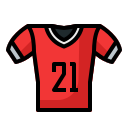 external uniform-american-football-filled-line-filled-line-andi-nur-abdillah icon