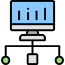 external chart-data-management-filled-line-filled-line-rakhmat-setiawan icon