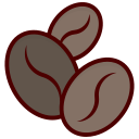 external Coffee-Bean-cafe-filled-outline-design-circle icon