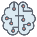 external Fuzzy-Logic-artificial-intelligence-filled-outline-design-circle icon