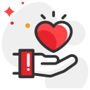 external Giving-Heart-new-year-filled-outline-design-circle icon