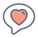 external Heart-modern-filled-outline-design-circle icon