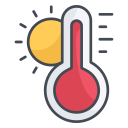 external Hot-Thermometer-weather-filled-outline-design-circle icon