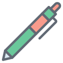 external Pen-journalism-filled-outline-design-circle icon