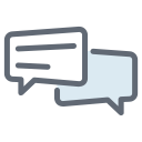 external Speech-Bubble-seo-web-optimization-filled-outline-design-circle icon