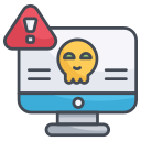 external System-Error-internet-security-filled-outline-design-circle icon