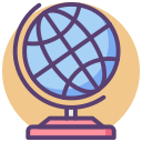 external Table-Globe-education-filled-outline-design-circle icon