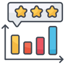 external feedback-growth-growth-marketing-filled-outline-design-circle icon