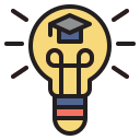 external bulb-education-filled-outline-satawat-anukul icon