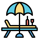 external chair-beach-filled-outline-satawat-anukul-2 icon