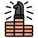 external achievement-marketing-strategy-filled-outline-wichaiwi icon