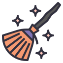 external broom-halloween-filled-outline-wichaiwi icon