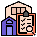 external home-inspection-services-business-filled-outline-wichaiwi icon