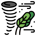 external hurricane-climate-change-filled-outline-wichaiwi icon