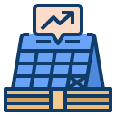 external salary-generation-z-filled-outline-wichaiwi icon