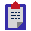 external clipboard-stationary-flat-flat-andi-nur-abdillah icon