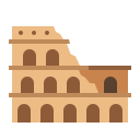 external colosseum-landmark-flat-flat-andi-nur-abdillah icon