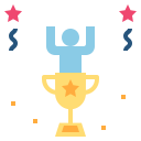 external achieve-gamification-flat-flat-geotatah icon