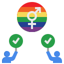 external agree-lgbtq-community-flat-flat-geotatah icon